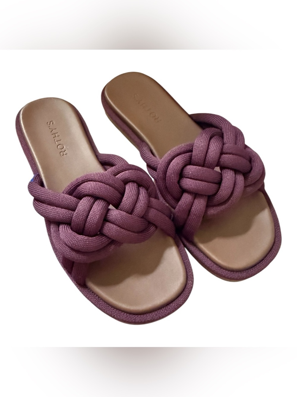 NEW Rothy’s Burgundy Sandals size 7.5